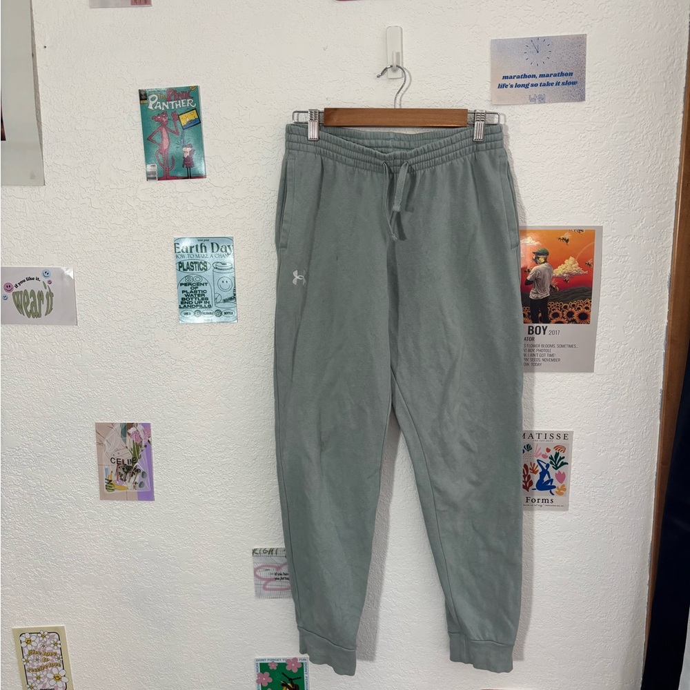 Under Armour Light Gray Fleece Joggers